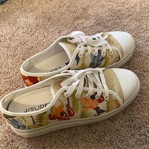 Floral sneakers from J Slides